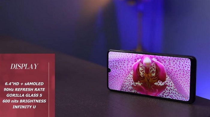 Thông số màn hình Samsung Galaxy F22