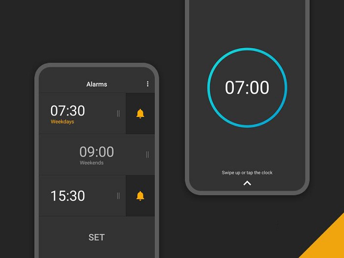 Giao diện ứng dụng Alarm Clock for Heavy Sleepers