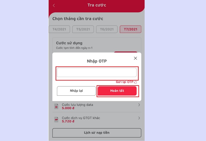 Chi tiết về lịch sử cuộc gọi được hiển thị rất đầy đủ