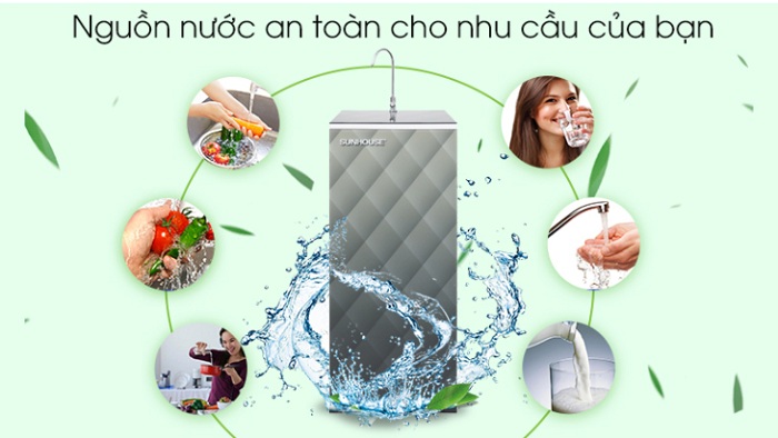 Nước từ máy lọc nước uống trực tiếp rất an toàn