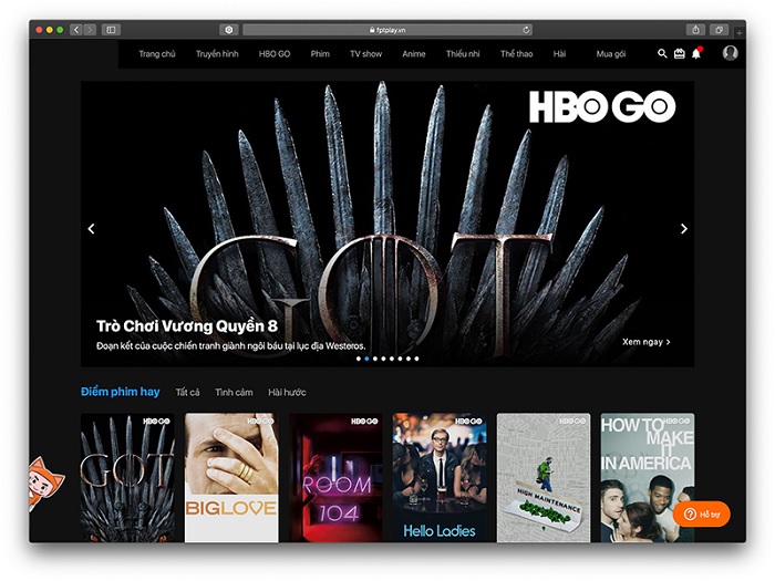 HBO GO là kho tàng phim phong phú dành cho mọi lứa tuổi, từ trẻ em đến người lớn