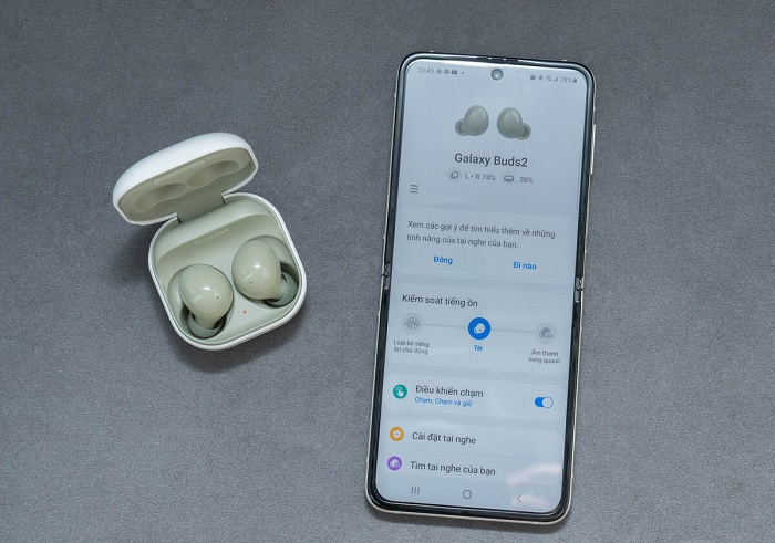 Tùy chỉnh các tính năng chống ồn thông minh qua ứng dụng Wearable