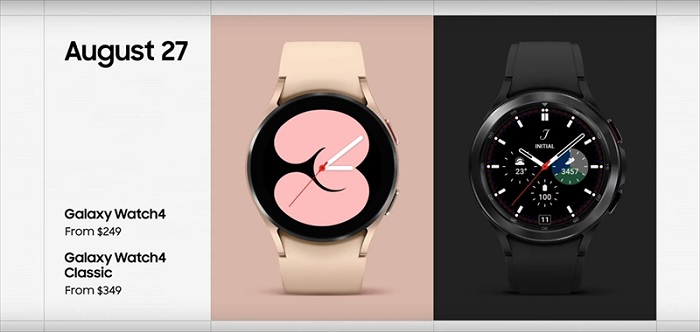 Samsung Galaxy Watch4 và Watch4 Classic chính thức được bán ra vào ngày 27/8