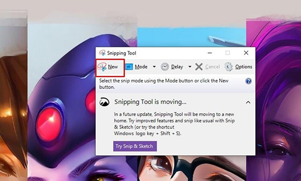 Cách chụp 1 phần màm hình máy tính Windows (1)