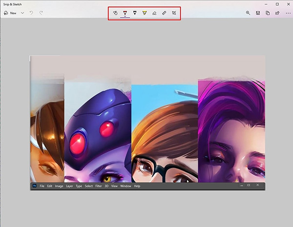 Chụp 1 phần màn hình máy tính Windows bằng Snip and Sketch (2)