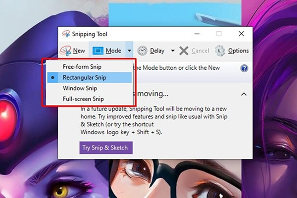 Cách chụp 1 phần màm hình máy tính Windows