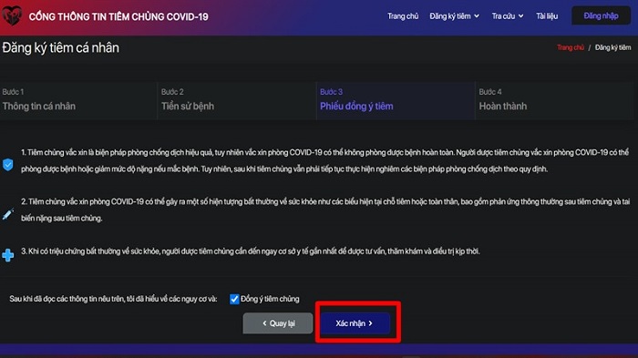 cách đăng ký tiêm vaccine Covid-19 cho người thân