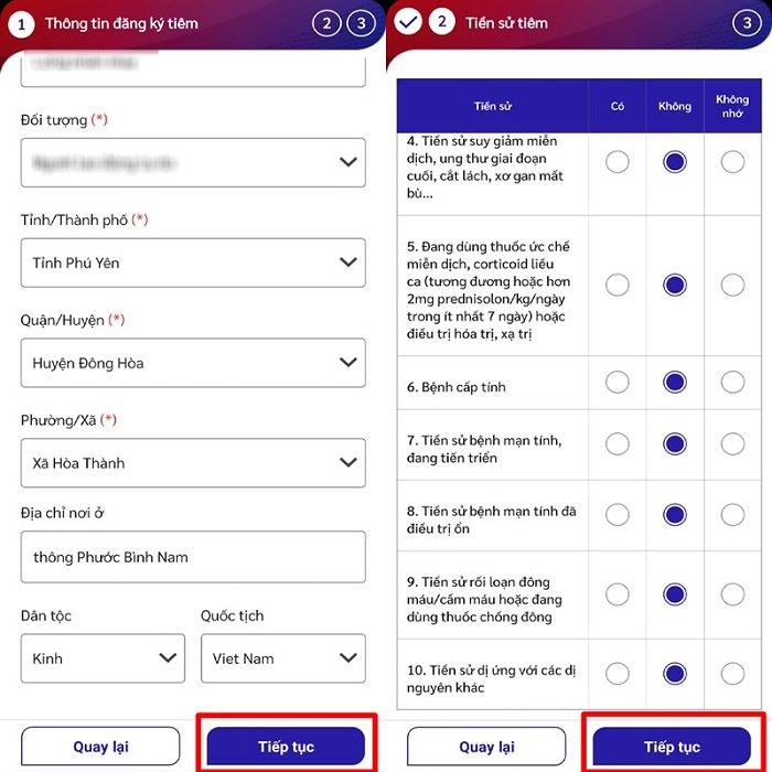cách đăng ký tiêm vaccine Covid-19 cho người thân