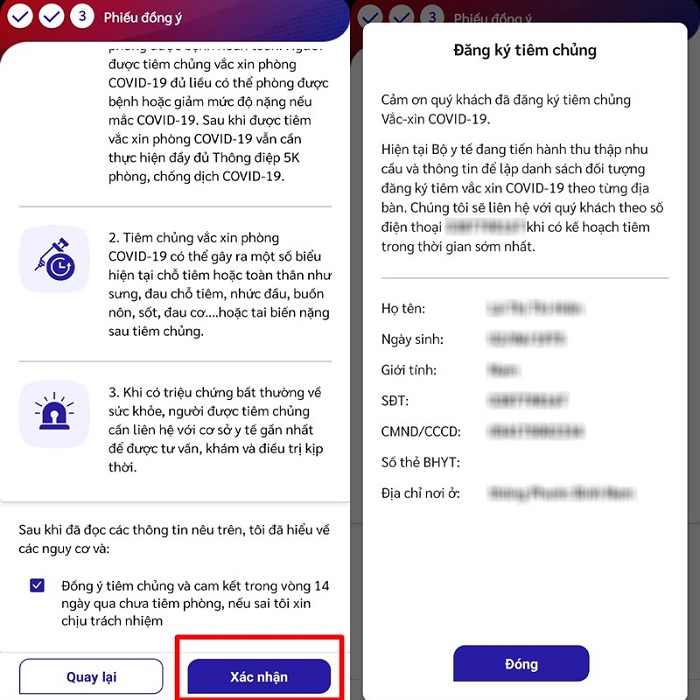 cách đăng ký tiêm vaccine Covid-19 cho người thân