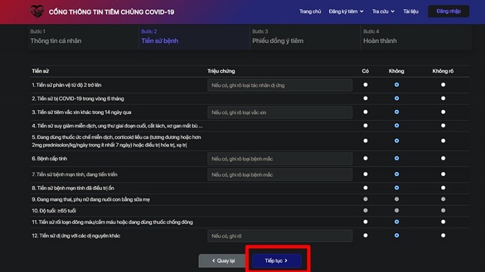cách đăng ký tiêm vaccine Covid-19 cho người thân