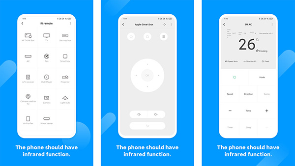 Cách điều khiển điều hòa bằng điện thoại Android