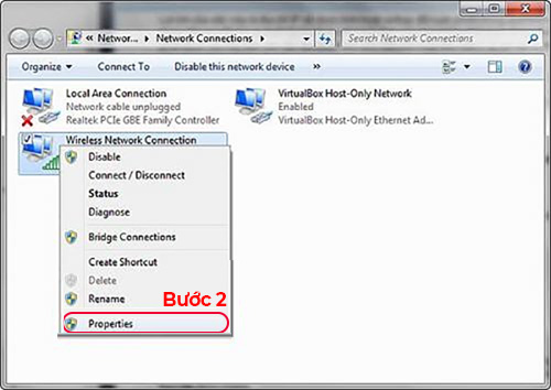 Cách đổi địa chỉ ip tĩnh (1)
