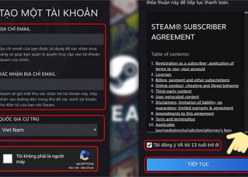 Người được tặng game cũng phải có tài khoản trên Steam