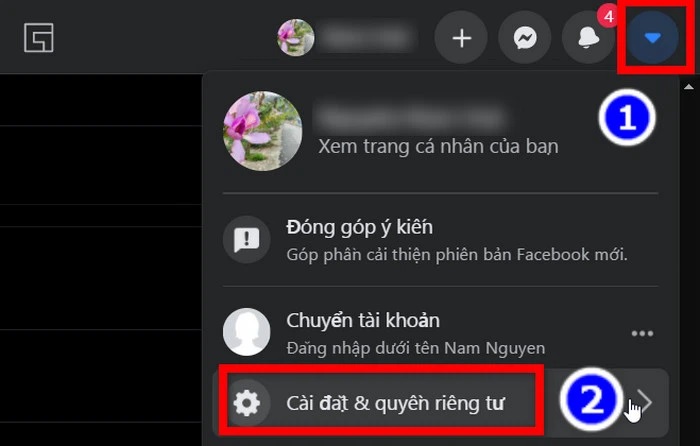 cách tắt thông báo live stream trên Facebook