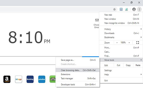 Cách xóa bộ nhớ cache trên Chrome