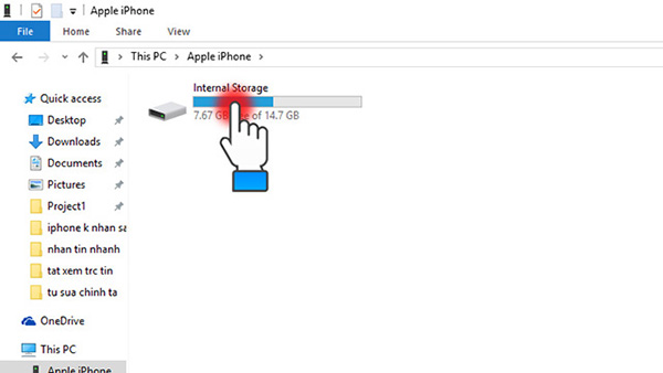 Chuyển ảnh từ iPhone sang máy tính bằng cáp kết nối (2)