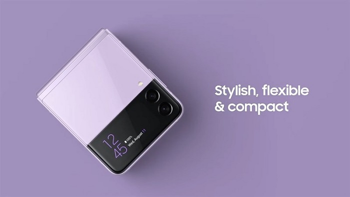 Galaxy Z Flip3 5G có kích thước vô cùng nhỏ gọn