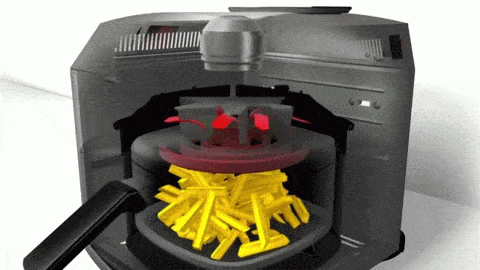 Cơ chế hoạt động công nghệ Rapid Air trong nồi chiên không dầu của Philips