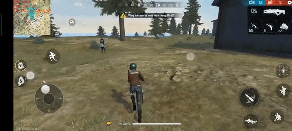 Đối với game Free Fire, Reno6 Z 5G có xảy ra tình trạng tụt khung hình nhẹ