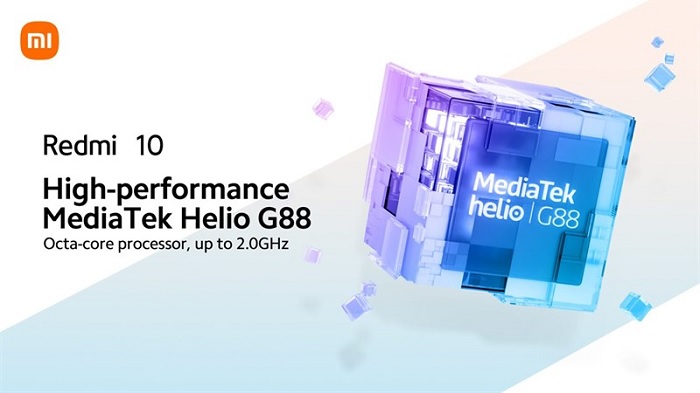 Redmi 10 chạy chip MediaTek Helio G88 8 nhân
