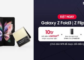 Đổi điểm Viettel++ nhận voucher giảm đến 10 triệu đồng khi mua Galaxy Z Fold 3 5G hoặc Z Flip3 5G