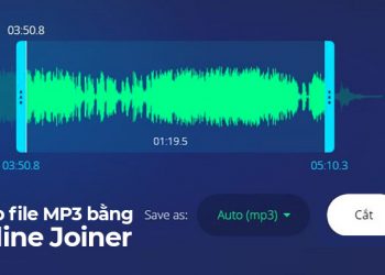 Cách ghép file MP3 online không cần phần mềm