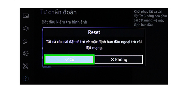 Hướng dẫn khôi phục cài đặt gốc tivi Samsung (5)