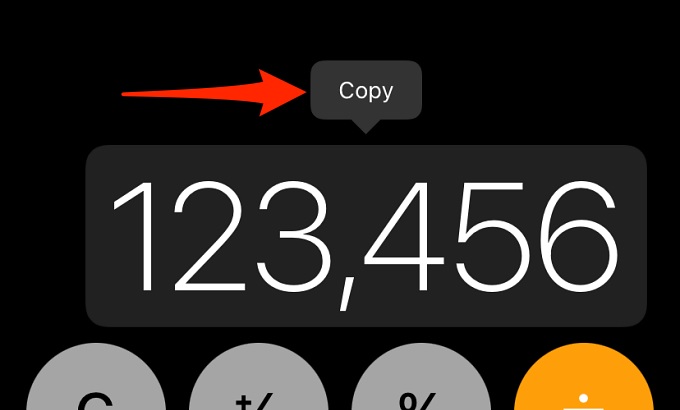 Sao chép kết quả