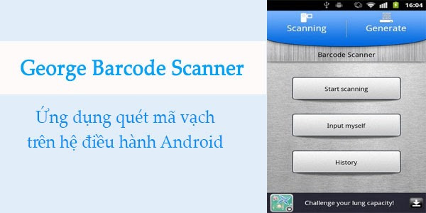 Check mã vạch mỹ phẩm bằng George Barcode Scanner