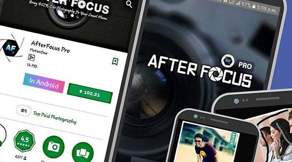 Ứng dụng làm mờ ảnh trên Android Afterfocus