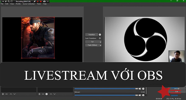 Phần mềm livestream YouTube OBS Studio