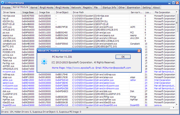 PHần mềm xóa file cứng đầu trên máy tính PCHunter
