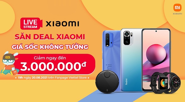 Săn Deal Xiaomi - Giá Sốc Không Tưởng - Giảm ngay tới 3.000.000đ