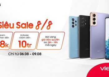 Samsung siêu sale 8/8 – Hotsale giảm đến 10.000.000đ, Tặng voucher đến 888.000đ duy nhất tại Viettel Store