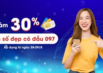 Viettel Store giảm 30% SIM số đẹp có đầu 097**