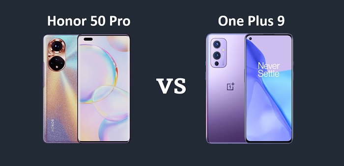 So sánh Honor 50 Pro với OnePlus 9