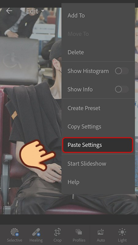 Cách thêm ảnh Lightroom trên điện thoại (4)