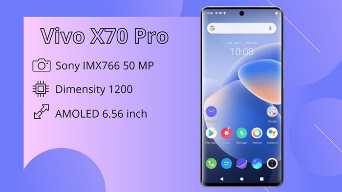 Cấu hình Vivo X70 Pro bị lộ