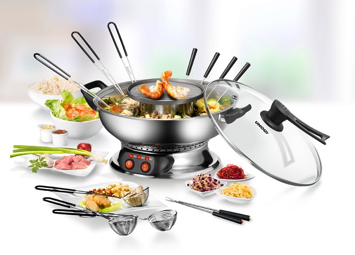 Lẩu điện có nhiều loại dung tích khác nhau