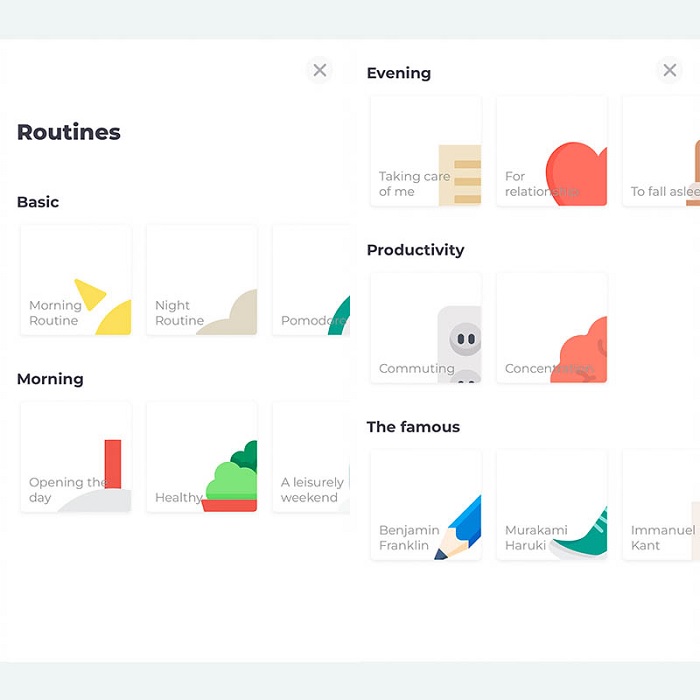 Ứng dụng như 1 chiếc đồng hồ báo thức cho từng hoạt động thường ngày của người dùng