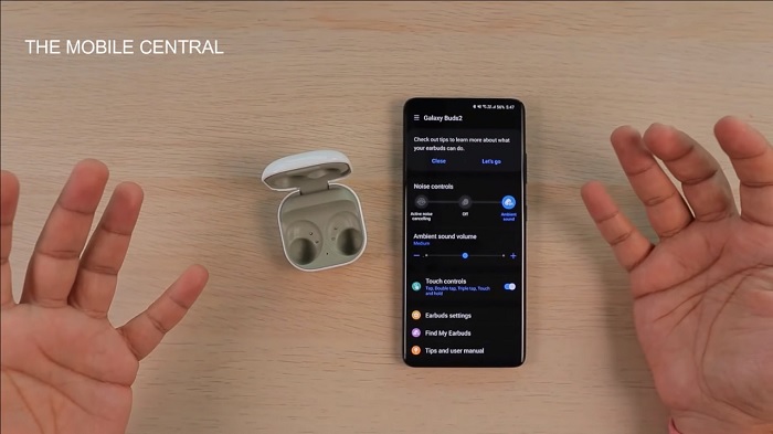 Video mở hộp Galaxy Buds 2 màu olive