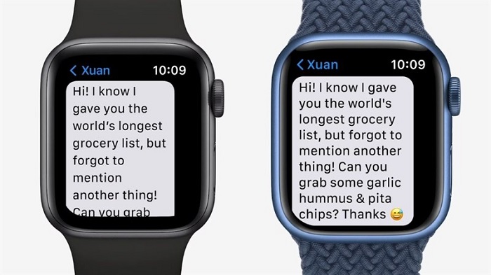 Ấn tượng đầu tiên về Apple Watch Series 7