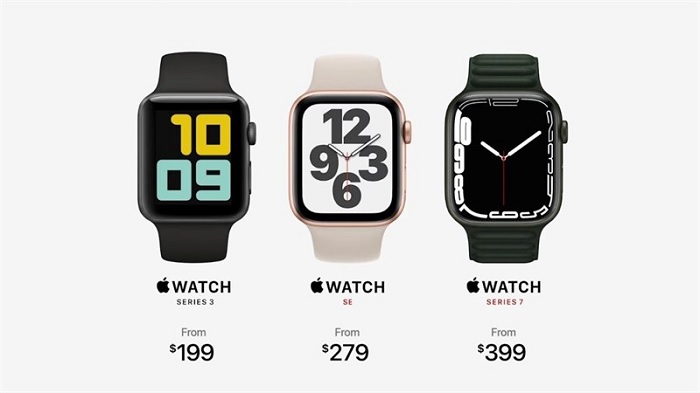 Apple Watch Series 7 sẽ có giá từ 9,1 triệu đồng