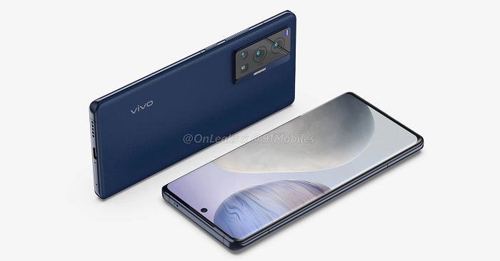Ảnh render vivo X70 Pro rò rỉ trước đó