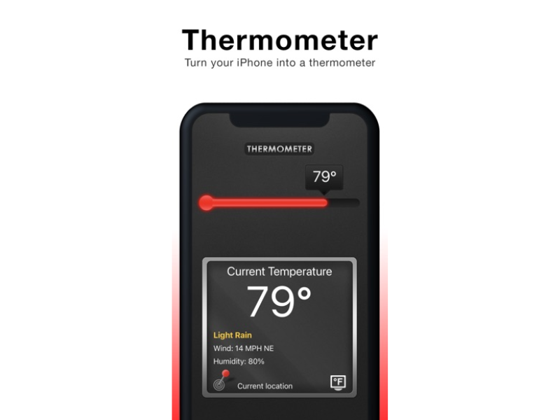 app đo nhiệt độ phòng iphone