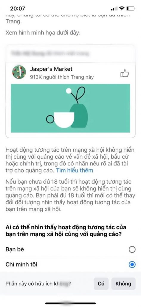 cách ẩn bình luận cá nhân trên Facebook