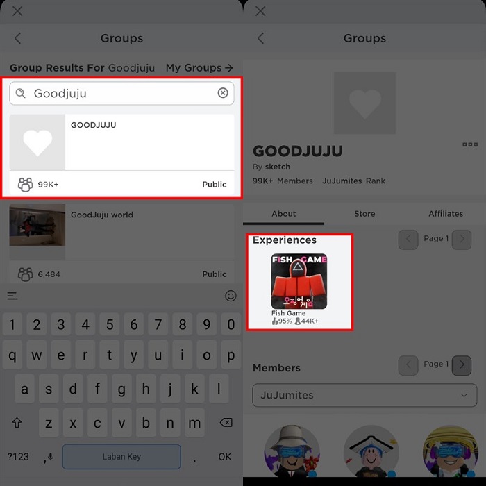 cách chơi Squid Game trong Roblox