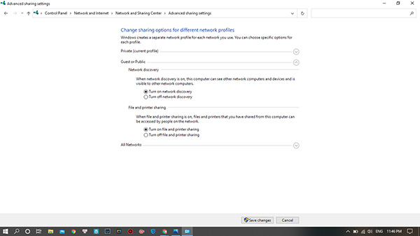 Thiết lập đầu vào mạng LAN (2)