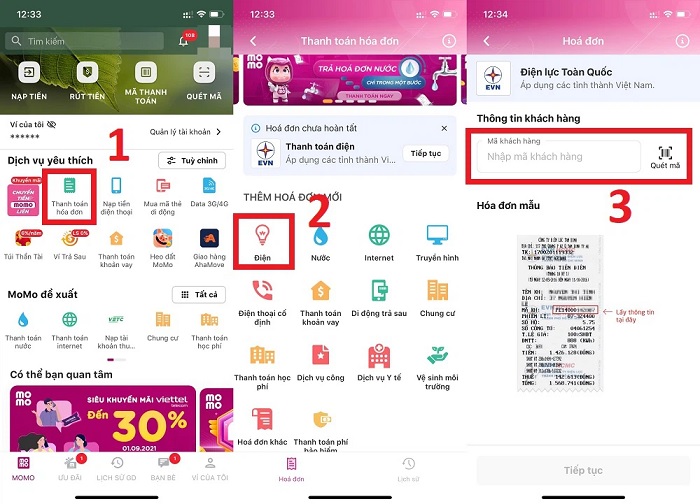 cách xem lượng điện tiêu thụ trong tháng