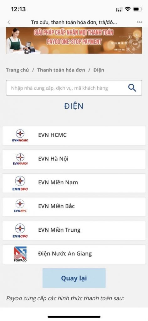 cách xem lượng điện tiêu thụ trong tháng